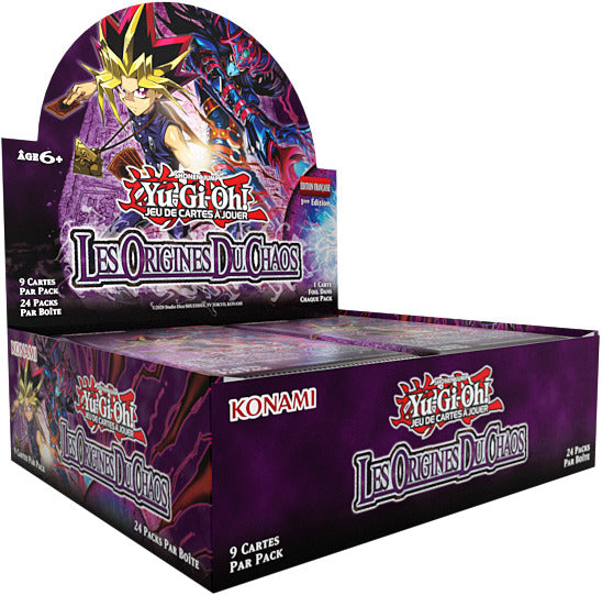 Yu-Gi-Oh! - Display de Pack de Booster Les Origines du Chaos (24 Boosters) - FR