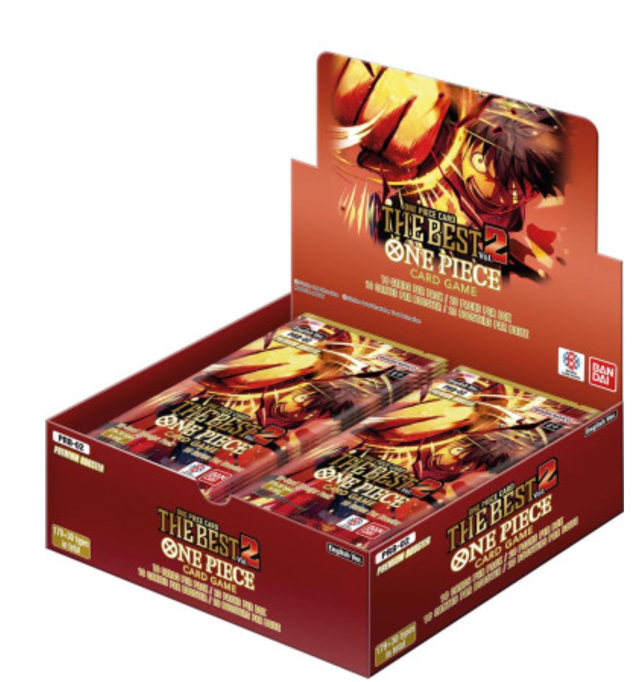 One Piece PRB02 – The Best Vol. 2 – Boîte de 20 Boosters (FR)