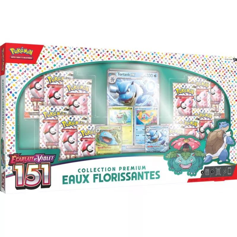 Pokémon – Coffret Collection Premium – Eaux Florissantes – Écarlate et Violet 151