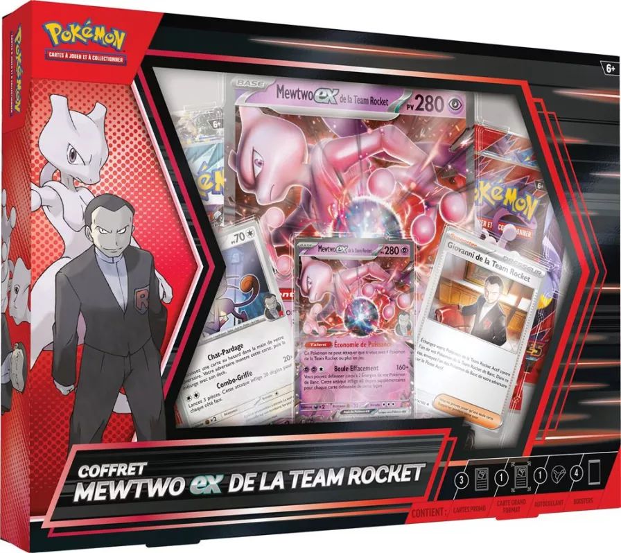 Pokémon – Coffret – Mewtwo-ex de la Team Rocket