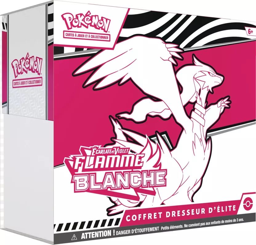 Pokémon – Coffret Dresseur d’Élite – Flamme Blanche (EV10.5) – Français
