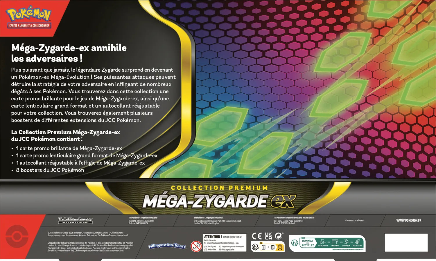 Pokémon – Coffret Collection Prémium – Méga-Zygrade EX