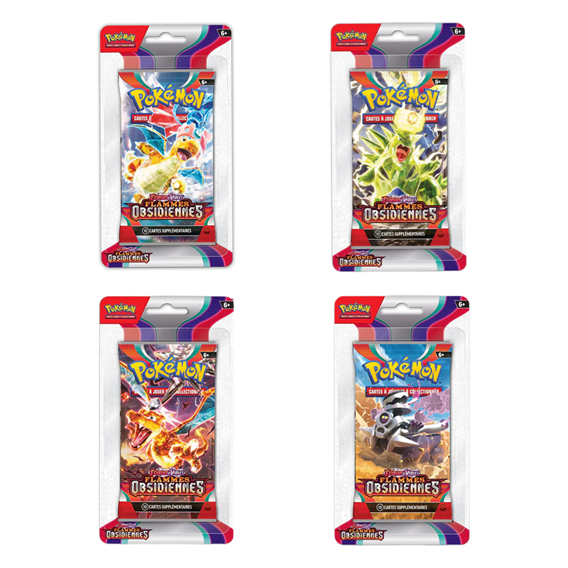 Pokémon - Booster Blister EV3 - Flammes Obsidiennes (ARTSET)
