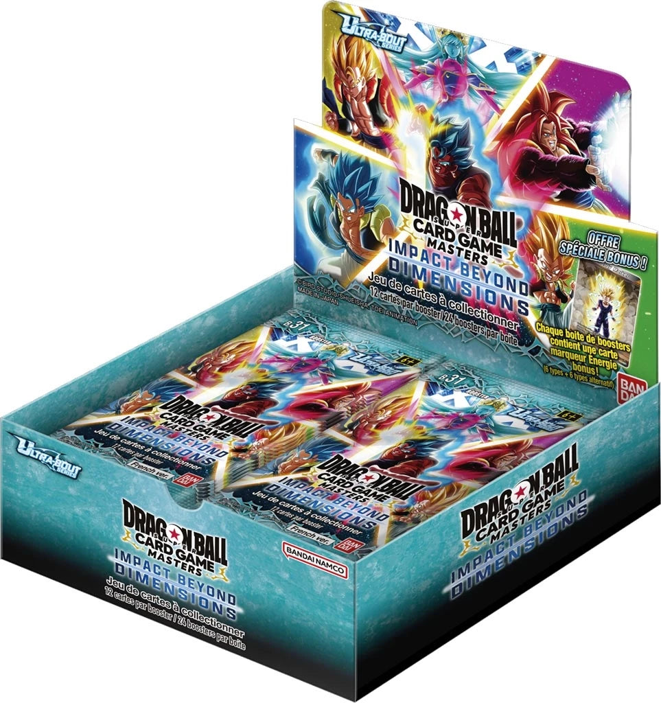 Dragon Ball Super Masters - Display de 24 boosters BT31 : Impact Beyond Dimensions (FR)