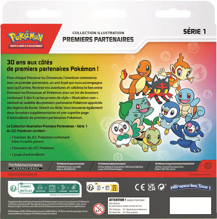 Pokémon - Coffret Collection Illustration Premiers Partenaires - Série 1 - FR