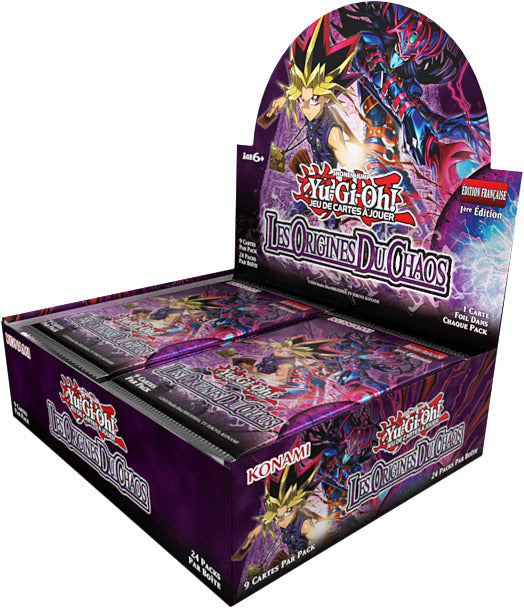 Yu-Gi-Oh! - Display de Pack de Booster Les Origines du Chaos (24 Boosters) - FR
