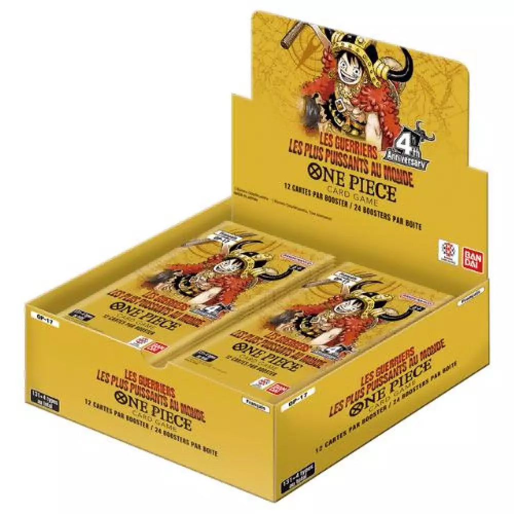 One Piece OP17 – Les Guerriers Les Plus Puissants Au Monde – Boîte de 24 Boosters (FR)