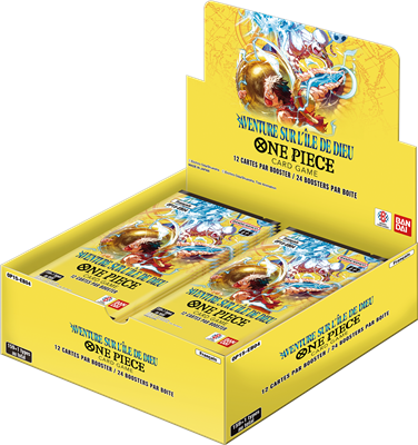 One Piece OP15 – Aventure Sur L'Île De Dieu – Boîte de 24 Boosters (FR)
